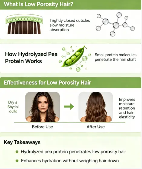 Hydrolyzed Pea Protein for Low Porosity Hair: Effective? -ETprotein Hydrolyzed Pea Protein for Low Porosity Hair: Effective? -ETprotein