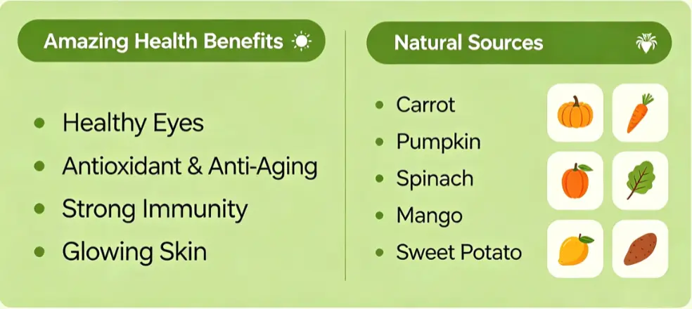 What is beta carotene? What are the benefits? What is beta carotene? What are the benefits?