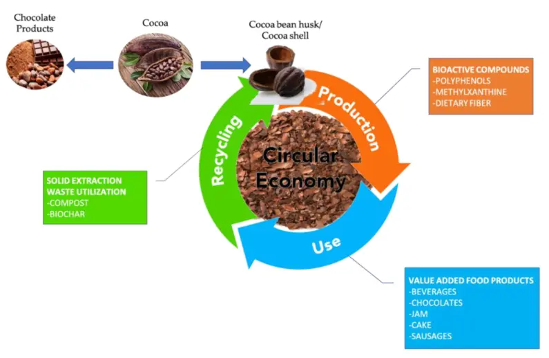 Bioactive Compounds from Cocoa Husk: Extraction, Analysis and Applications in Food Production Chain Bioactive Compounds from Cocoa Husk: Extraction, Analysis and Applications in Food Production Chain