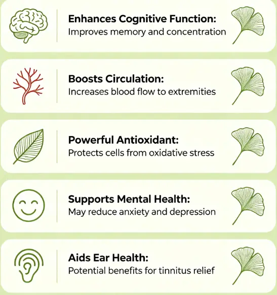 What are the Health Benefits of Ginkgo Biloba? - Form What are the Health Benefits of Ginkgo Biloba? - Form